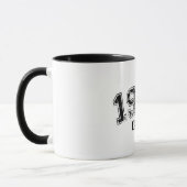 Mug Vintage Rétro 1978 Grunge Établie Graphisme (Gauche)
