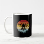 Mug Vintage Retro Bees Beekeeper Beekeeping (Gauche)