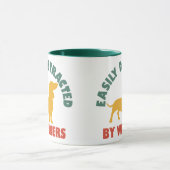 Mug Vintage Rétro Facilement Distrait Par Les Weiners (Centre)