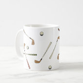 Mug Vintage Retro Golf Club Golf Balls Motif (Devant gauche)