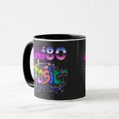 Mug Vintage Retro Music (Devant gauche)