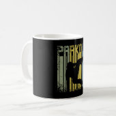 Mug Vintage Retro Parkour Freerunning (Devant gauche)