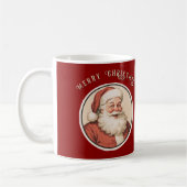 Mug Vintage Retro Père Noël (Gauche)