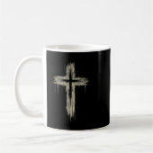 Mug Vintage Retro Style Nge Christian Cross  (Gauche)