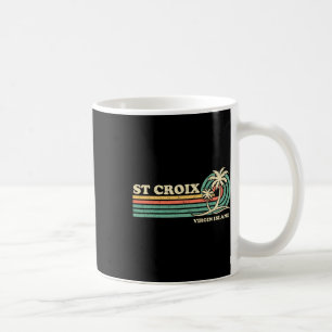 Mug Vintage Rétro Vacances d'été Virgin Island St. Cr