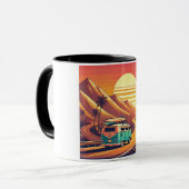 Mug Vintage Road Trip Adventure Van (Devant gauche)