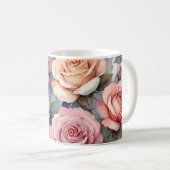 Mug Vintage roses (Devant droit)
