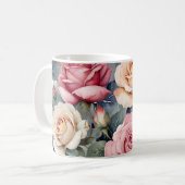 Mug Vintage roses (Devant gauche)