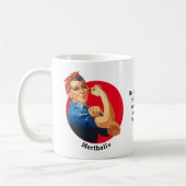 Mug Vintage ROSIE RIVETER Personnalisé (Gauche)
