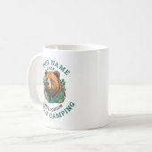 Mug Vintage Rustic Bear Famille Camping (Devant gauche)