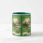 Mug Vintage Saint-Patricks Jour Salutations Shamrock C (Centre)