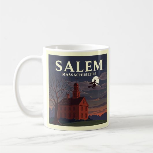 Mug Vintage Salem Massachusetts (Gauche)