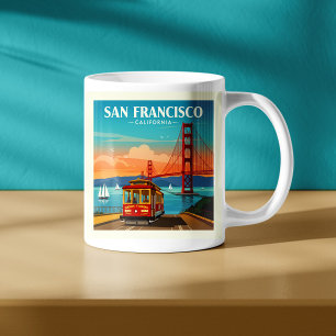 Mug Vintage San Francisco Californie