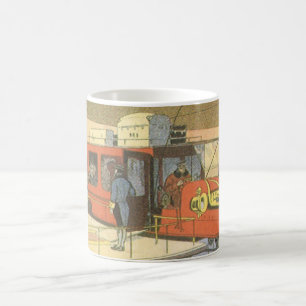 Mug Vintage Science Fiction Avion Hélicoptère Limousin