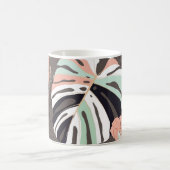 Mug Vintage Seamless pattern. Contemporary tropical fl (Centre)