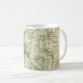 Mug Vintage Seattle Rain Love Café (Devant droit)