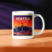 Mug Vintage Seattle Washington