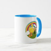 Mug Vintage Sesame Street Friends Rainbow (Devant droit)