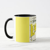 Mug Vintage signe citron aimant de fruits d'été (Gauche)