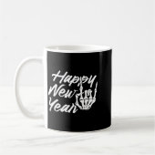 Mug Vintage Skeleton Happy New Year Eve  (Gauche)