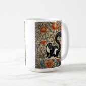 Mug Vintage Skunk William Morris inspiré (Devant droit)