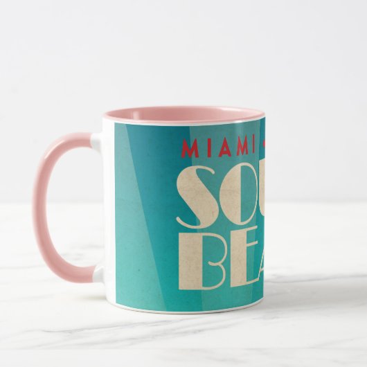 Mug Vintage South Beach Floride (Gauche)