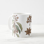 Mug Vintage Spice Illustration Mug, Botanical Kitchen  (Devant gauche)