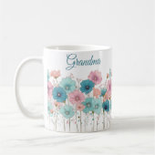 Mug Vintage Spring Flowers for Grandma (Gauche)