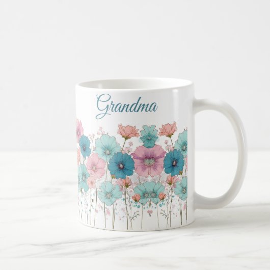 Mug Vintage Spring Flowers for Grandma (Droite)