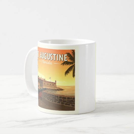 Mug Vintage St Augustine Floride (Devant gauche)