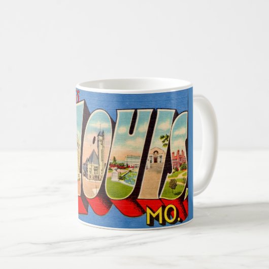 Mug Vintage St Louis (Devant droit)