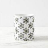 Mug vintage Starburst, noir et blanc (Centre)