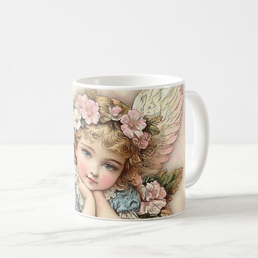 Mug Vintage Style Angel (Devant droit)