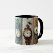 Mug vintage style clocks (Devant droit)