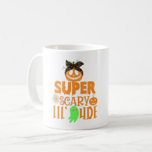 MUG VINTAGE SUPER SCARY LIL' DUDE - CUTE SCARY CITROUI