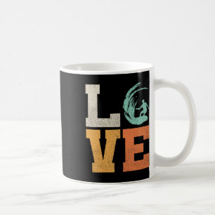 Mug Vintage Surfeur Rétro Amour Surf Hommes Garçons En