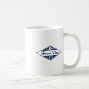 Mug Vintage Tampa Bay Floride Établi 1849 Plage B