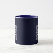 Mug Vintage Tiger Bleu Marine (Centre)
