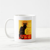 Mug Vintage Tournee de Conversation Noir Chat Noir (Gauche)