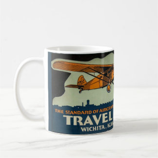 Mug Vintage Travel Air Plane, Wichita the Air Capital