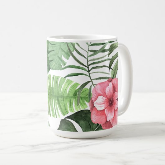 Mug Vintage tropical (Devant droit)
