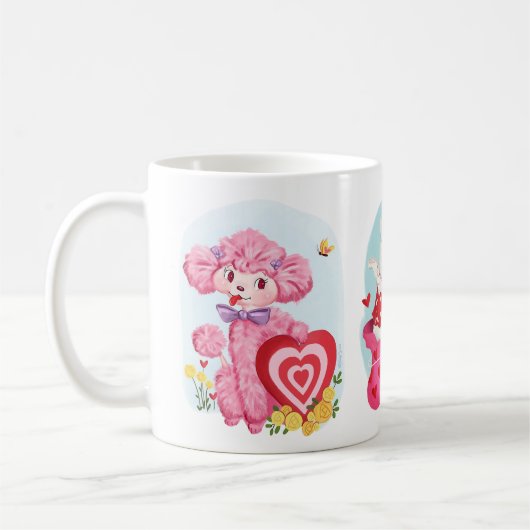 Mug Vintage Valentines Whimsical Retro Trio (Gauche)