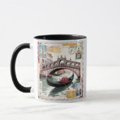 Mug Vintage Venice Postcard (Gauche)