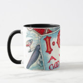 Mug Vintage Vices Party, Jeu Boire Fumer (Gauche)