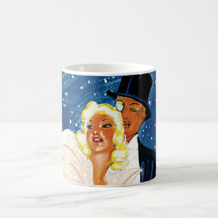 Mug Vintage voyage, Amour Romance hiver à Monte Carlo
