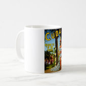 Mug Vintage voyage de danseuse cubaine (Devant gauche)
