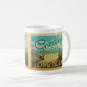 Mug Vintage voyage de Long Island Beach (Devant droit)