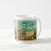 Mug Vintage voyage de plage de Panama City (Devant droit)