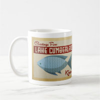 Vintage voyage de poissons du lac Cumberland