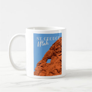 Mug Vintage voyage Hike St. George Utah formation roch